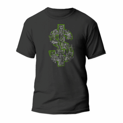 Camiseta Dólar Eléctrico