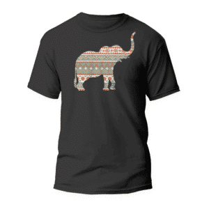 Camiseta Elefante estampado