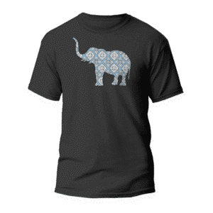 Camiseta Elefante ornamento