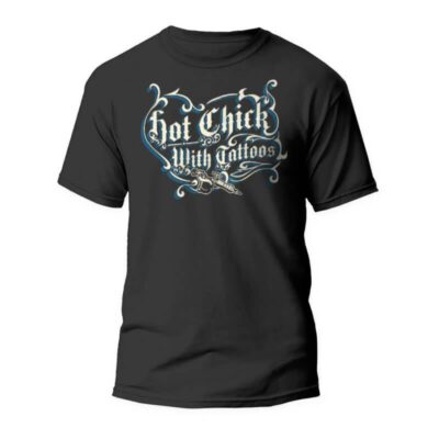 Camiseta Hot Chicks with tattoo