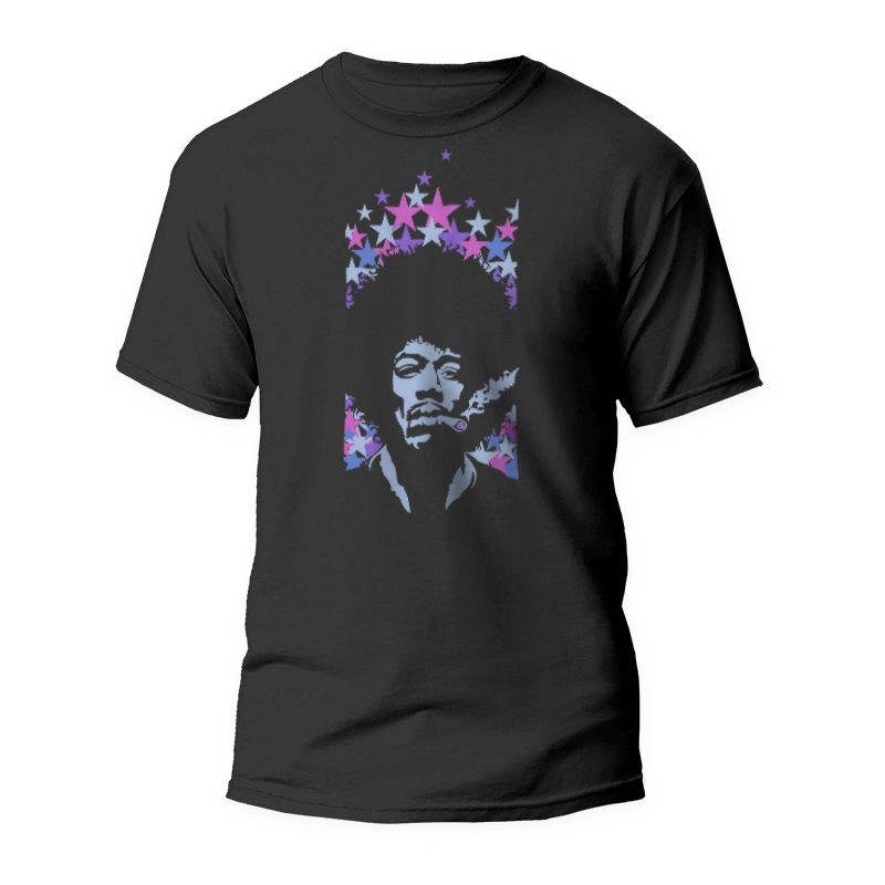 Samarreta Jimi Hendrix estrelles 1 Camiseta Jimi Hendrix estrellas
