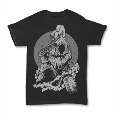 Camiseta La Muerte con guitarra