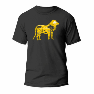 Camiseta León naturaleza