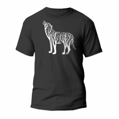 Camiseta Lobo Ramas
