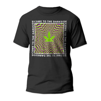 Camiseta Marihuana Lado Oscuro