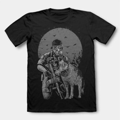 Camiseta Máscara de gas