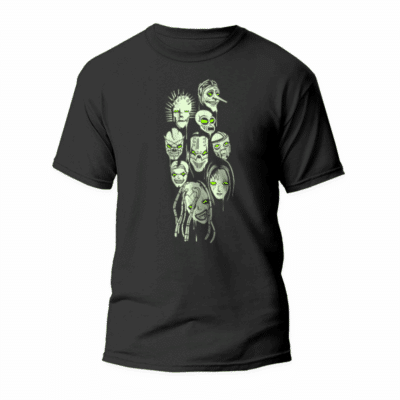 Camiseta Máscaras de Metal