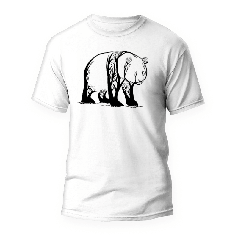 Branch Panda T-shirt 1 Camiseta Panda Ramas