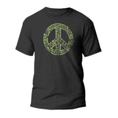 Camiseta Paz eléctrico