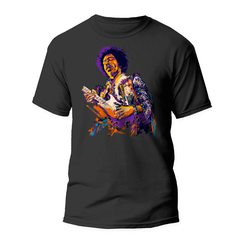 Camiseta Jimmi Hendrix Purple 1 Camiseta Jimmi Hendrix Purple Haze
