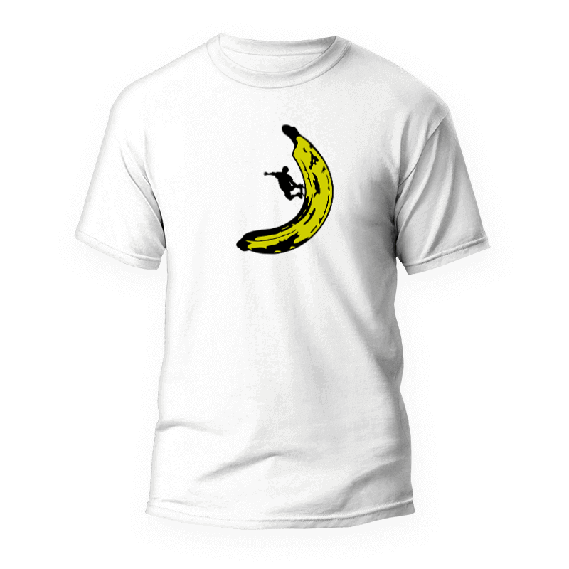 Skater en Banana T-Shirt 1 Camiseta Skater en Banana