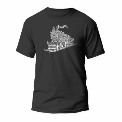Camiseta Tren con iconos