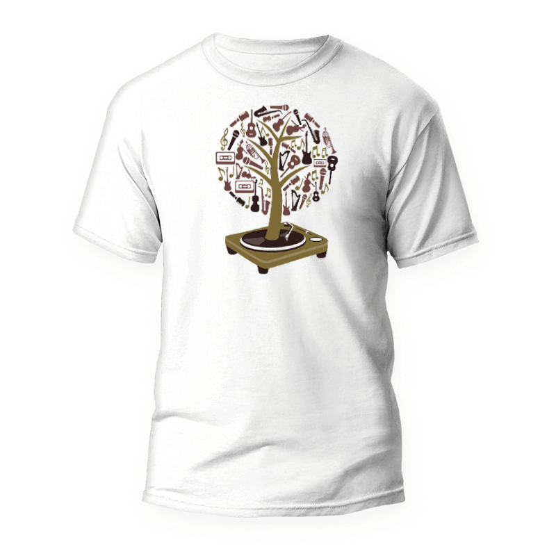 Samarreta Vinil arbre 1 Camiseta Vinilo árbol