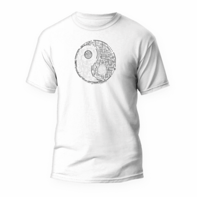 Camiseta Yin Yang líneas