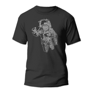 Camiseta astronauta