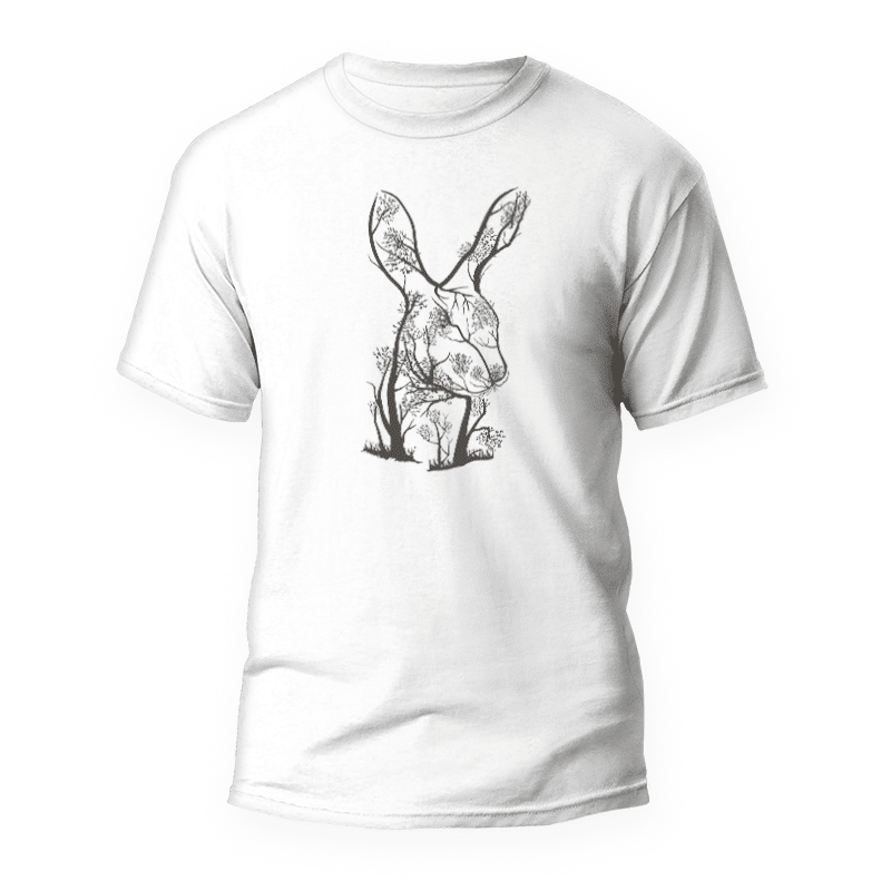 Conejo Ramas T-Shirt 1 Camiseta Conejo Ramas