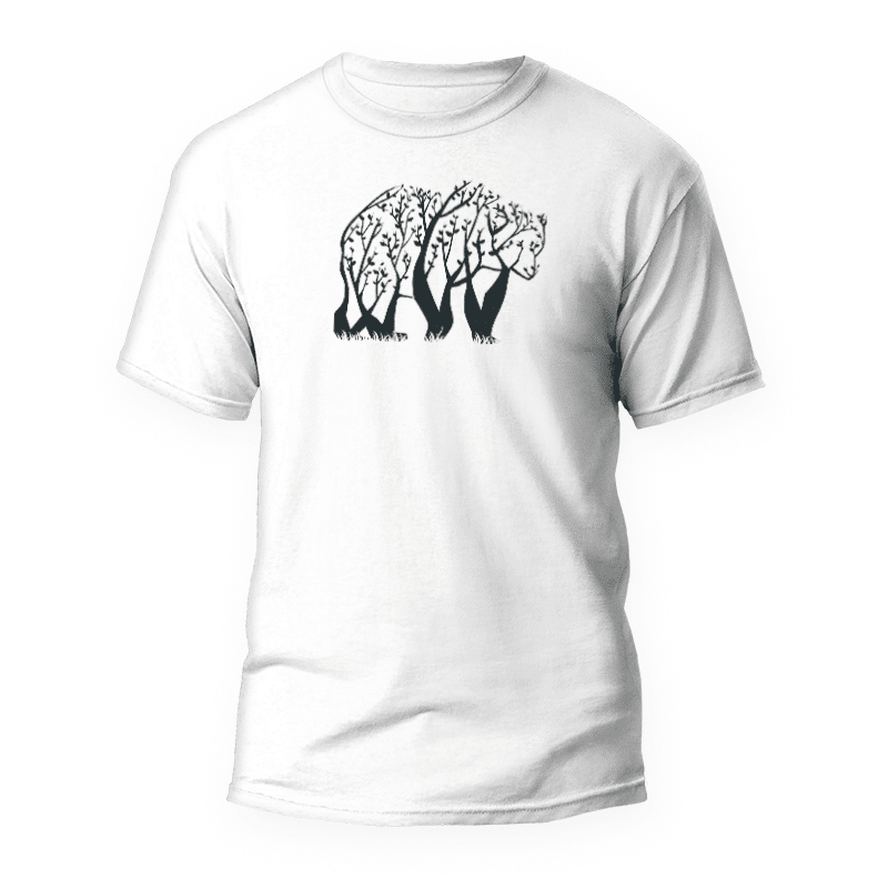 Branch Bear T-shirt 1 Camiseta Oso Ramas