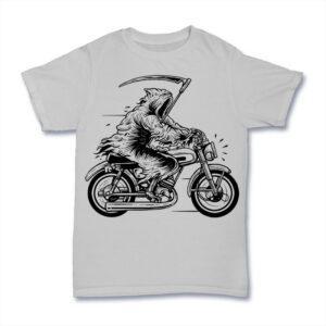 Camisetas La Muerte en motocicleta