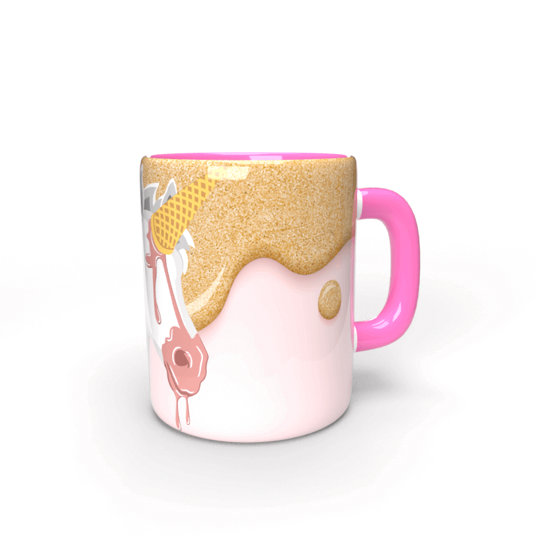 Eis-Einhorn Tasse 2 Taza Unicornio Helado