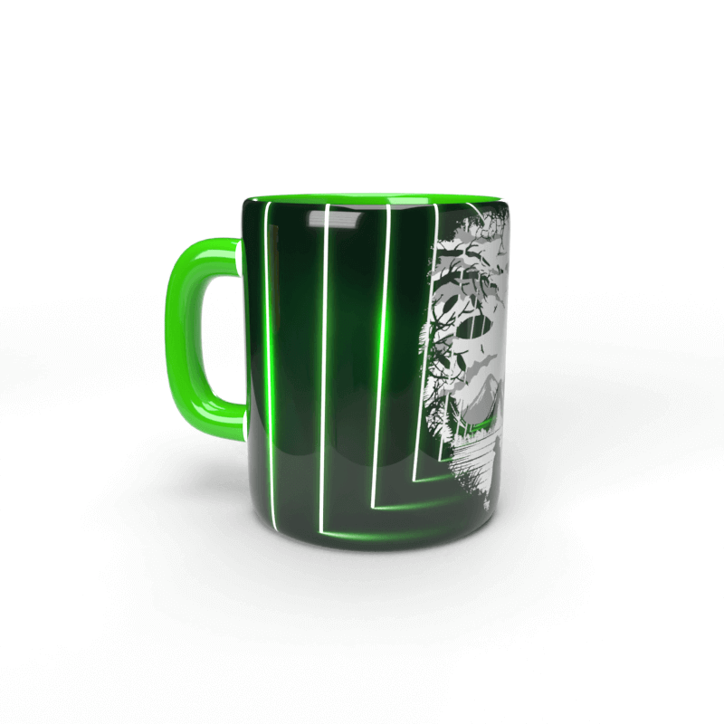 Taza Verde Anonymous 2 Taza Verde Anonymous