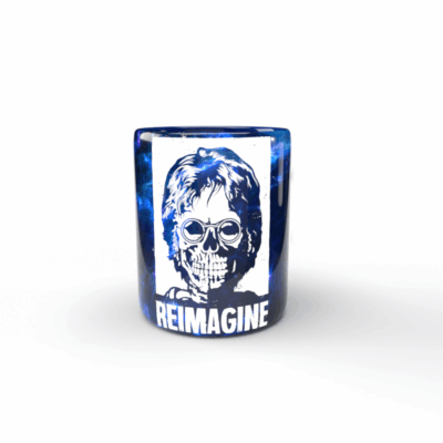 Taza azul John Lennon