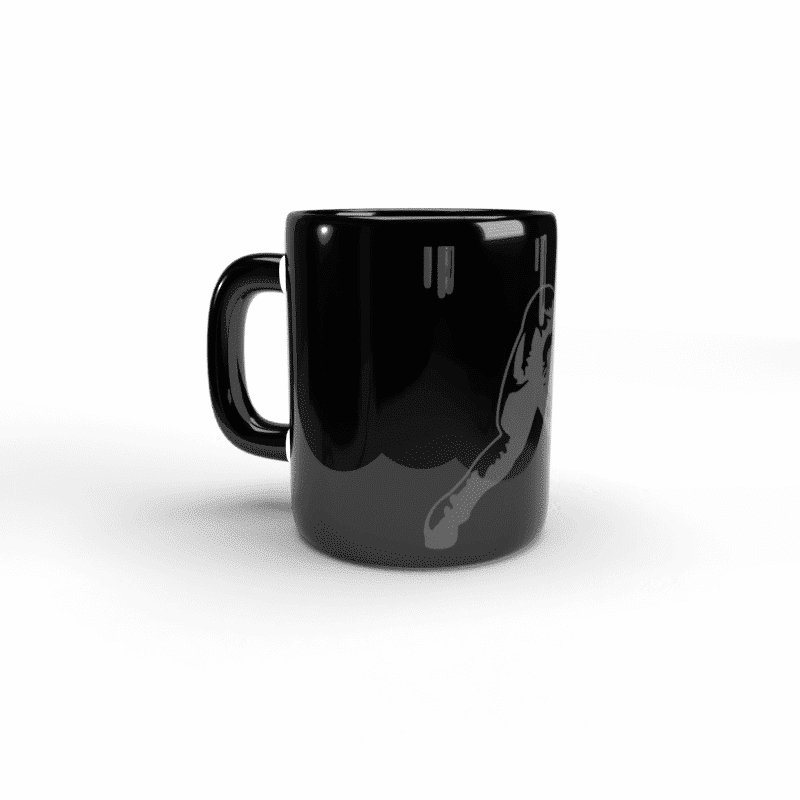 Breaking Musical Note Black Mug 2 Taza negra Rompiendo nota musical