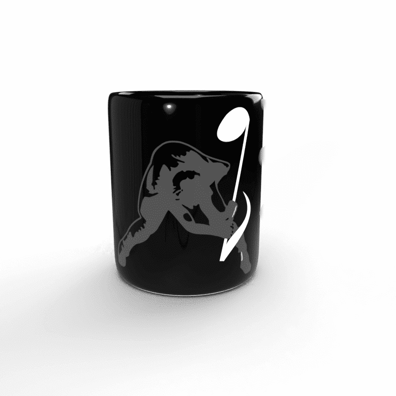 Breaking Musical Note Black Mug 1 Taza negra Rompiendo nota musical