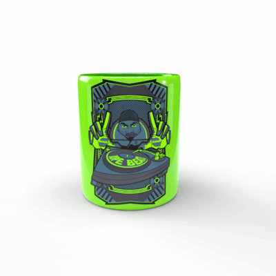 Taza verde Dope Beats