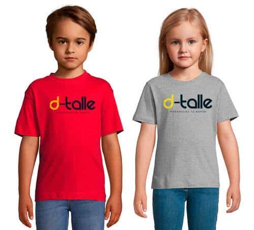 Camiseta infantil personalizada de algodón