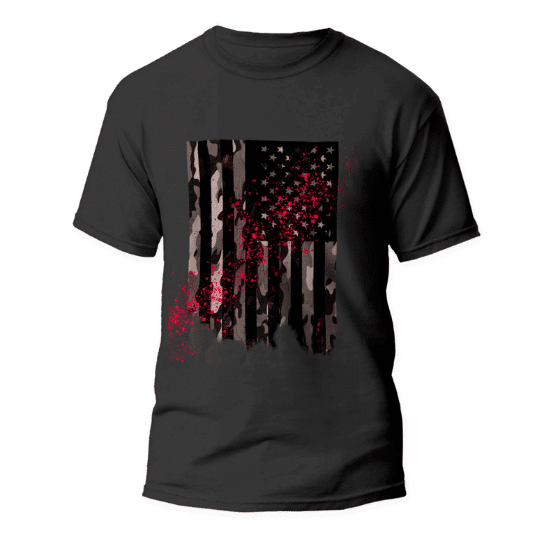 USA-Flagge T-Shirt 1 Camiseta Bandera Estados Unidos