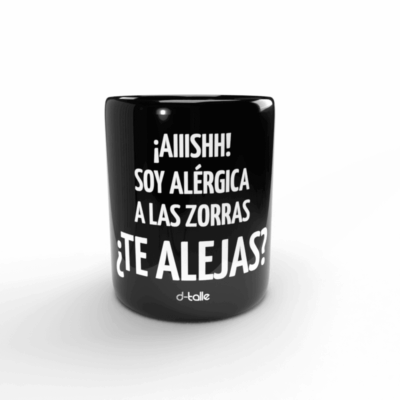 Taza Alérgica a las zorras