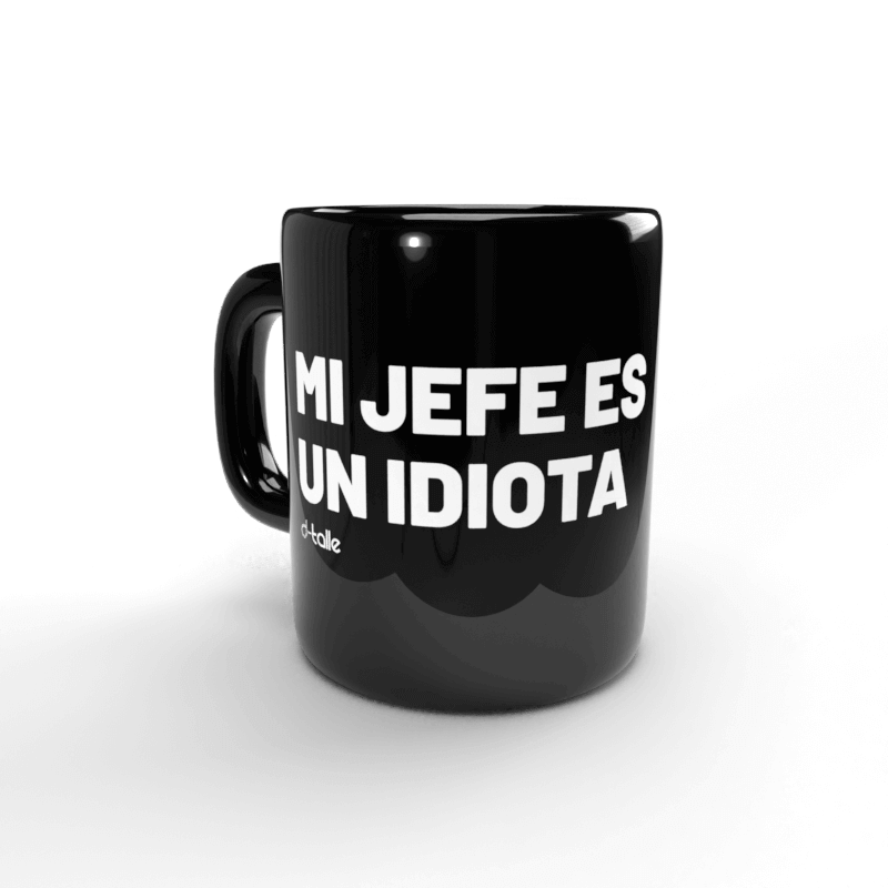 Taza Mi jefe es un idiota 1 Taza Mi cuerpo pide perreo