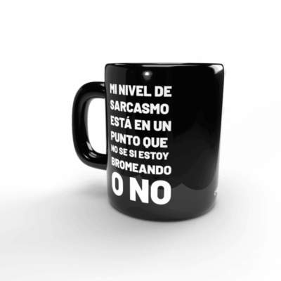 Tazas personalizadas 79 Taza Nivel de Sarcasmo