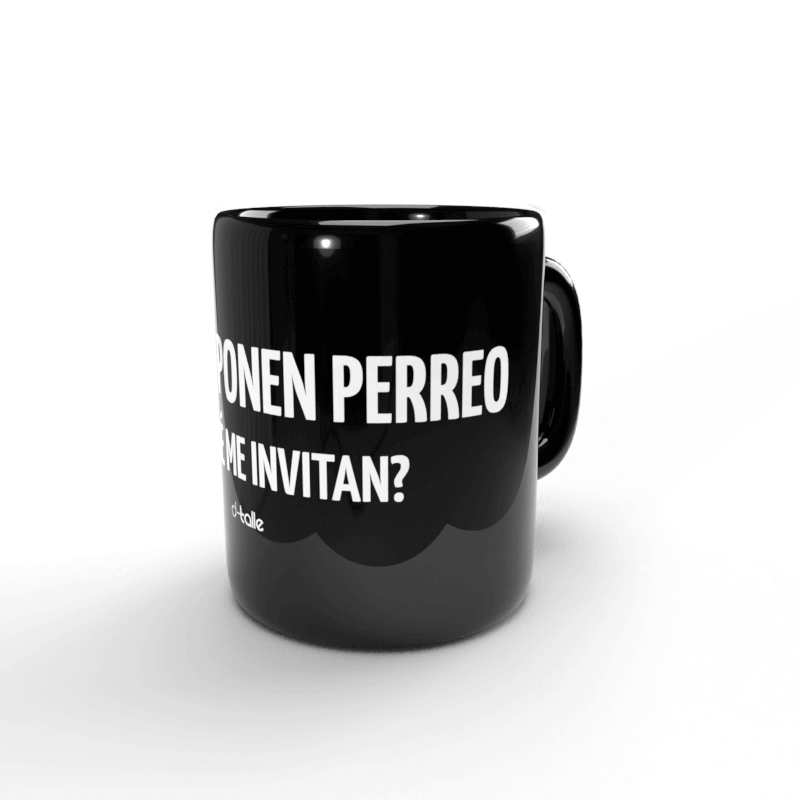 Taza Sin perreo no me invites 3 Taza Sin perreo no me invites