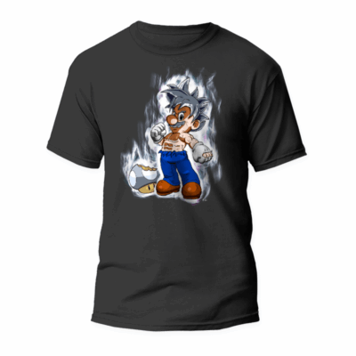 Camiseta Mario Bros Super Saiyan