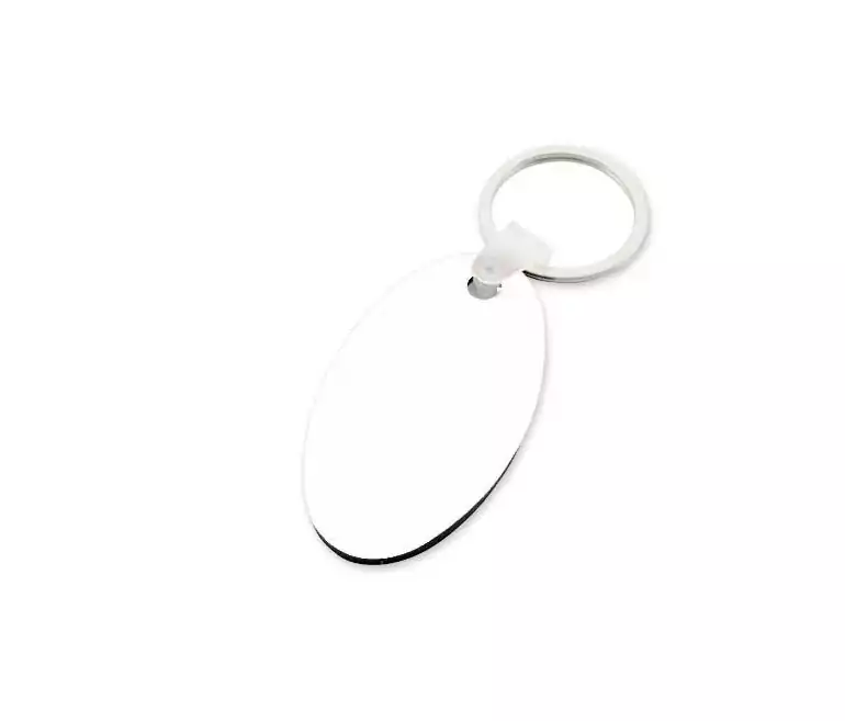 Custom oval wooden keyring 2 Custom oval wooden keyring - Image 2
