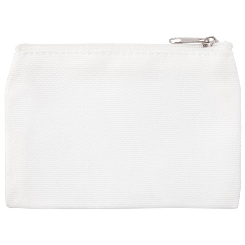 Monedero personalizado tela blanca personalizado con cremallera 8x12cm 4 Monedero personalizado tela blanca personalizado con cremallera 8x12cm - Imagen 4
