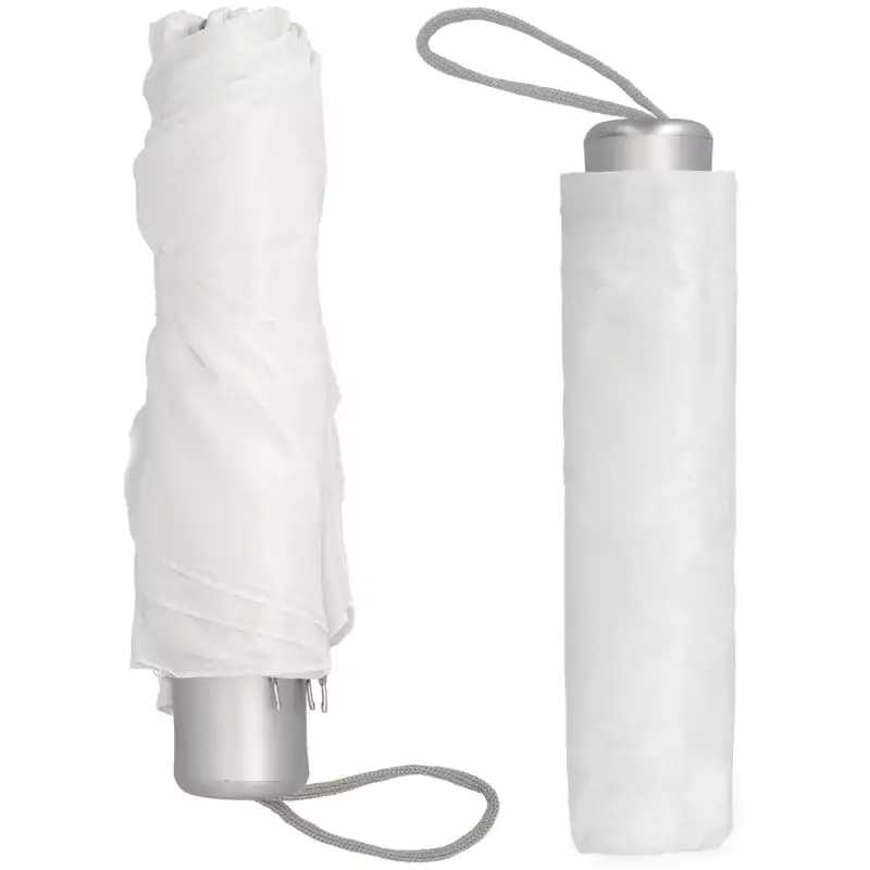 Paraguas plegable blanco personalizado 5 Paraguas plegable blanco personalizado - Imagen 5