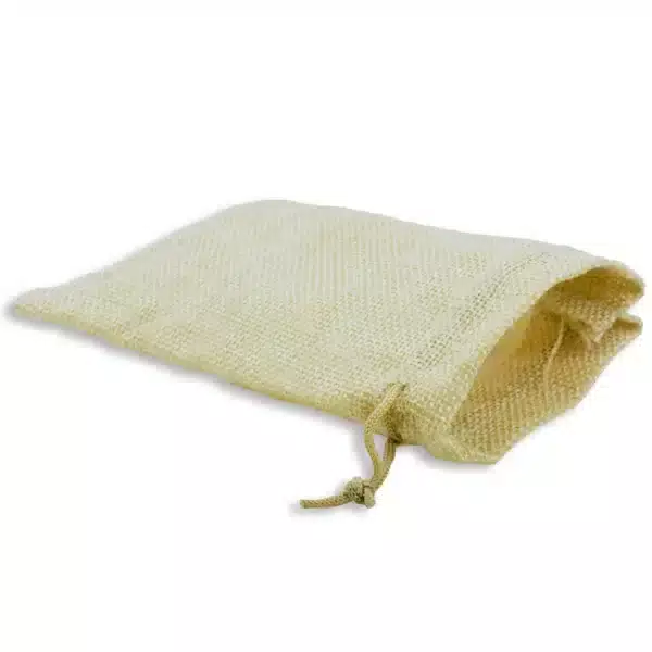 Saquitos de tejido símil lino (Beige)