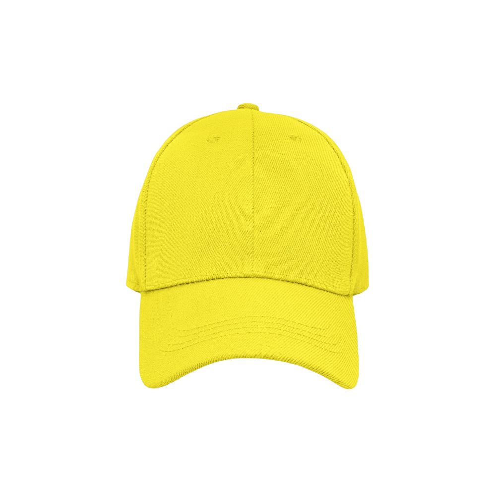 Gorra Personalizable SOL'S Long Beach 8 gorra amarillo frente