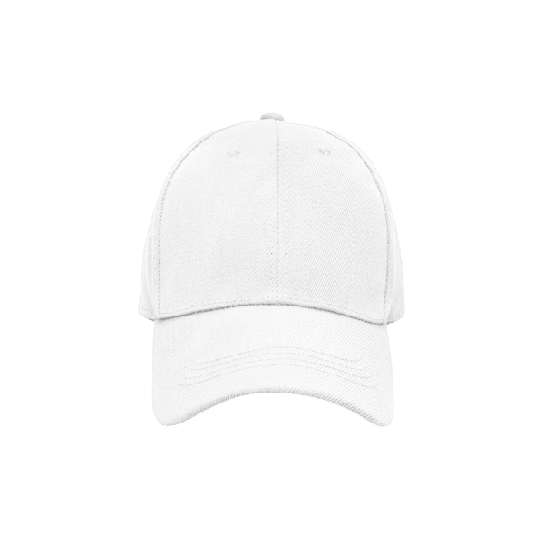 gorra blanca frente