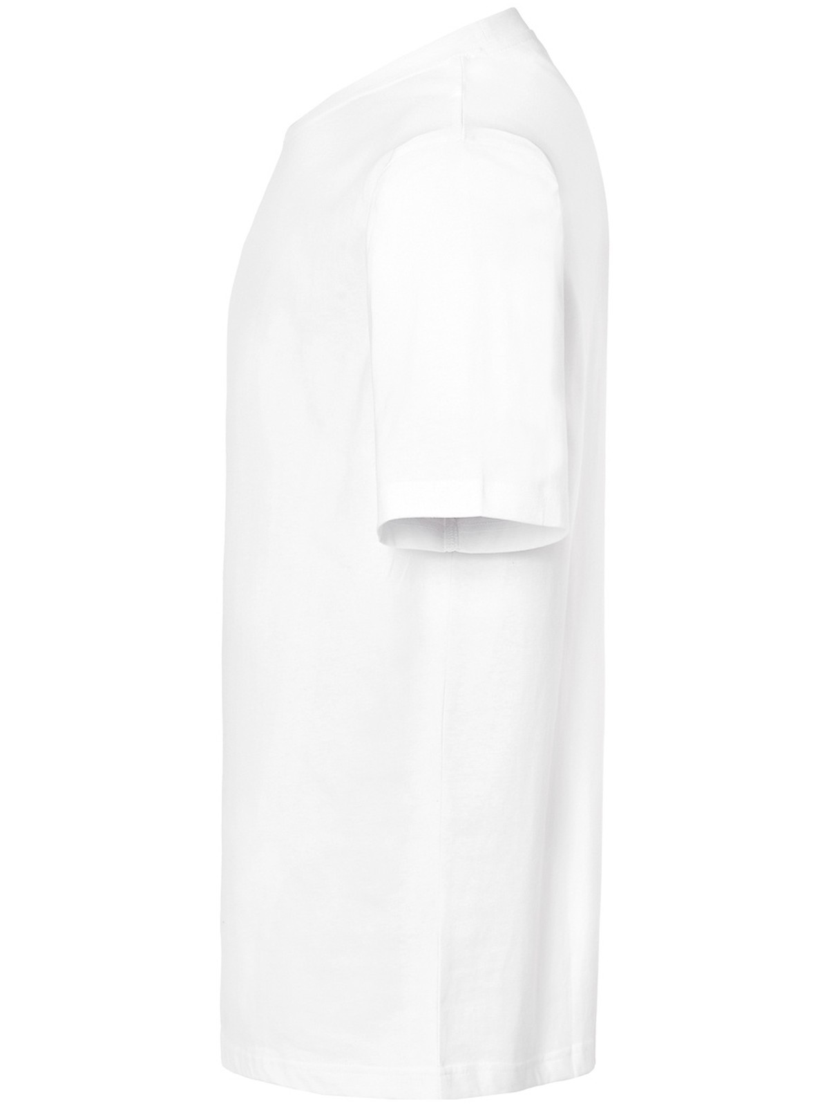 Samarreta oversize personalitzada 4 Camiseta oversize unisex color blanco, vista lateral de la prenda
