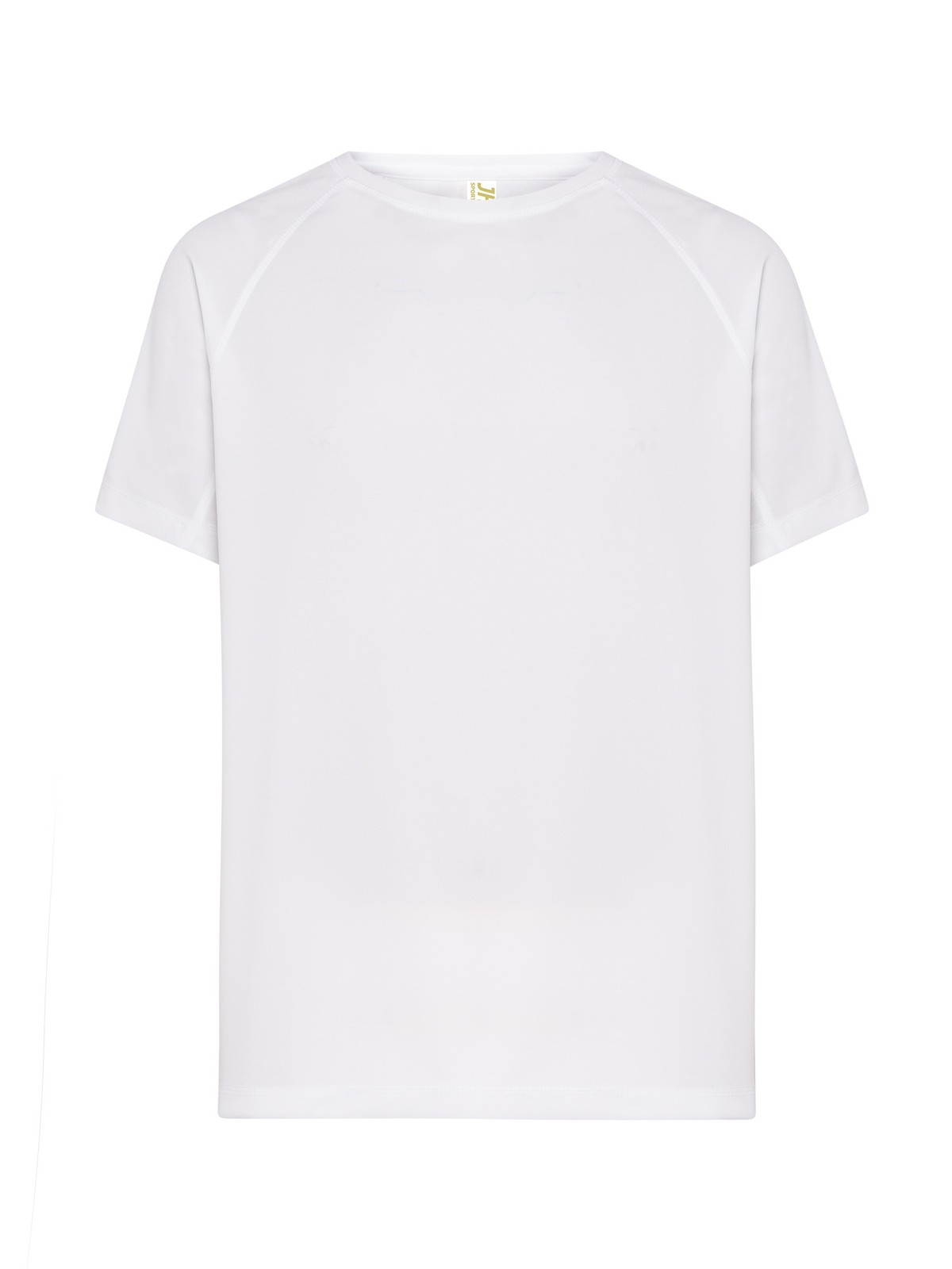 Samarreta tècnica personalitzada home 3 Camiseta técnica blanco para personalizar — prenda vista delantera