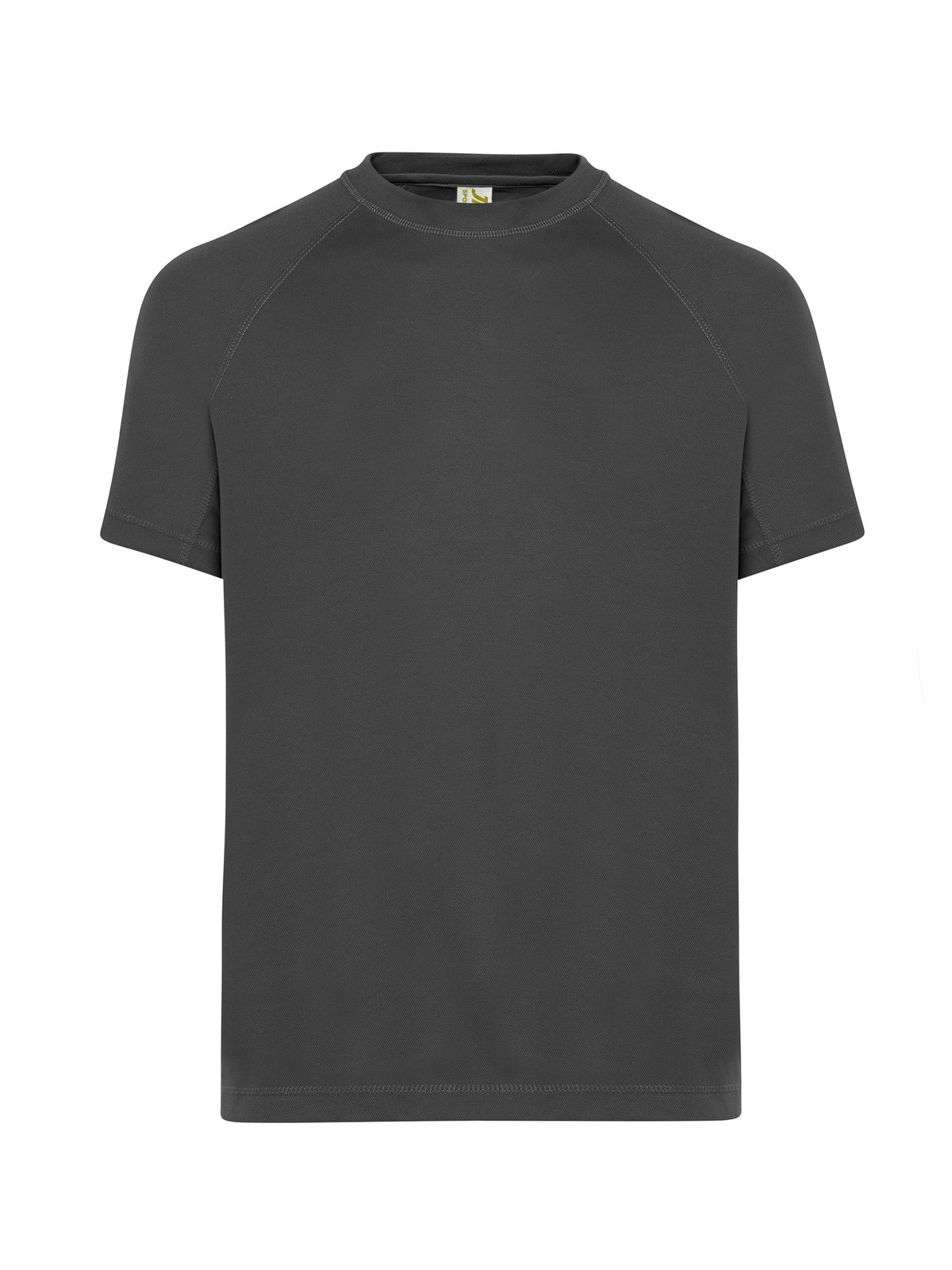 Samarreta tècnica personalitzada home 18 Camiseta técnica grafito para personalizar — prenda vista delantera