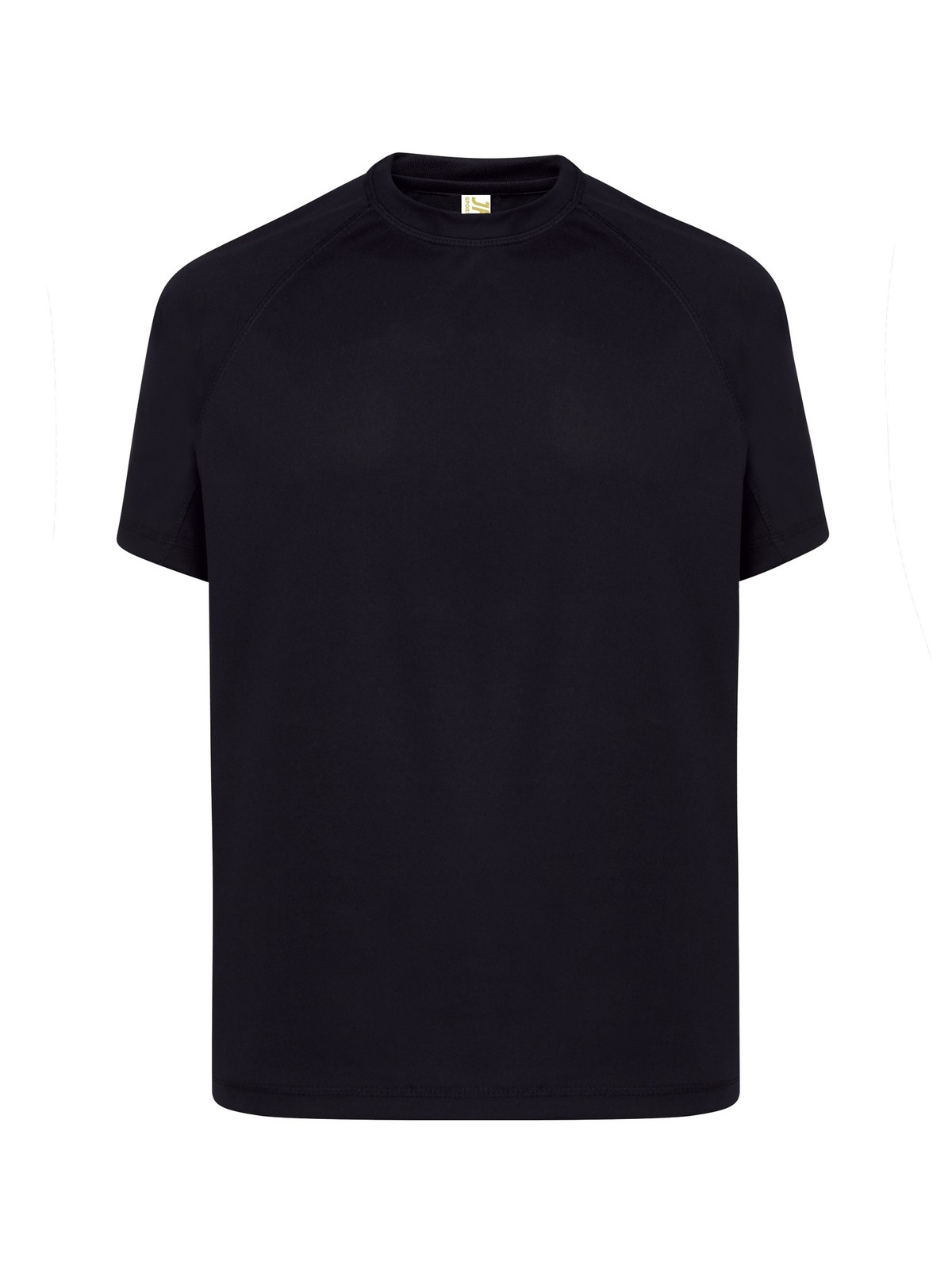 Samarreta tècnica personalitzada home 12 Camiseta técnica azul marino para personalizar — prenda vista delantera