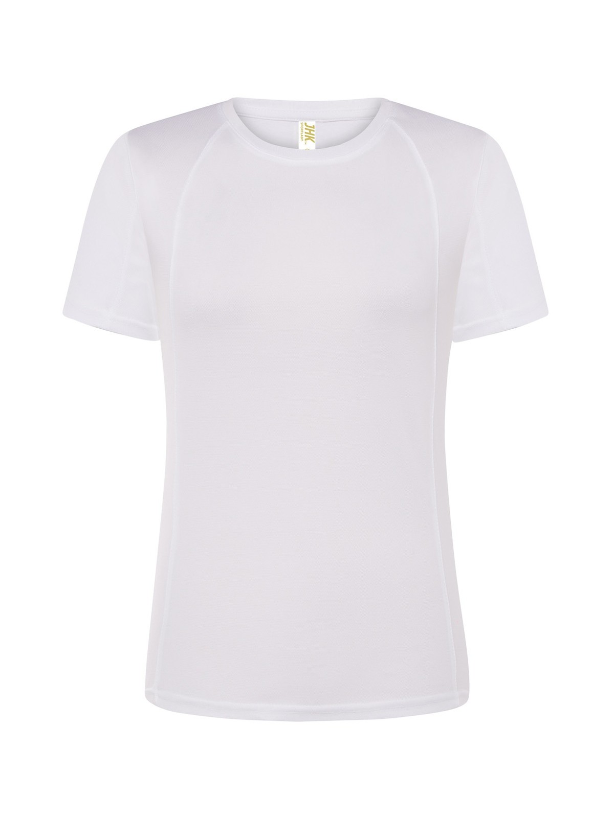 Personalisiertes Funktionsshirt Damen 3 Camiseta técnica personalizada para mujer blanco — prenda vista delantera