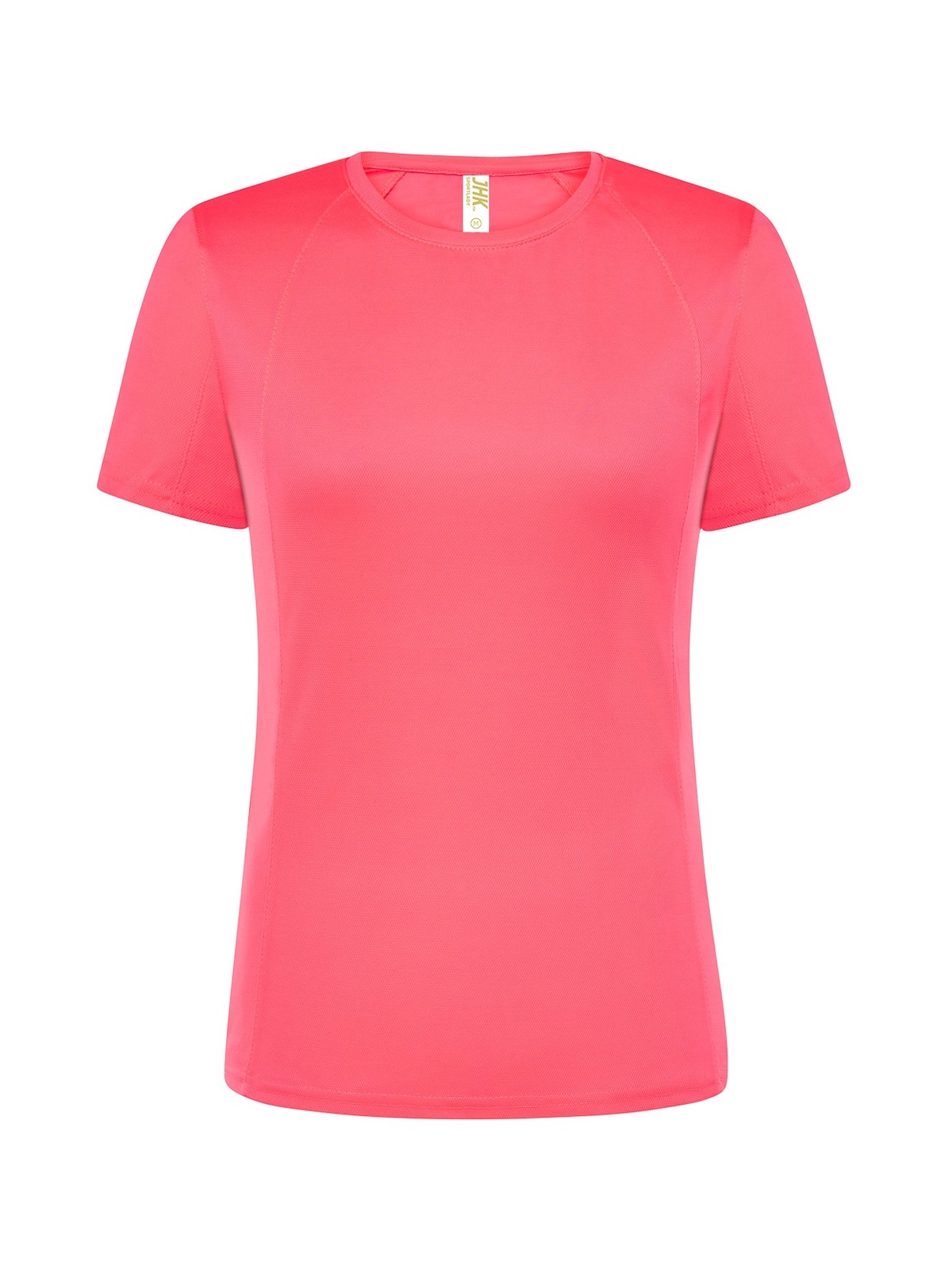 Personalisiertes Funktionsshirt Damen 33 Camiseta técnica personalizada para mujer fucsia flúor — prenda vista delantera