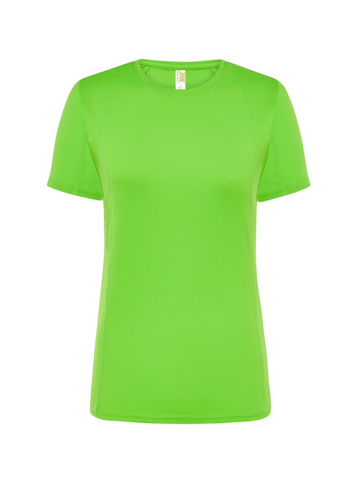 Personalisiertes Funktionsshirt Damen 36 Camiseta técnica personalizada para mujer lima flúor — prenda vista delantera