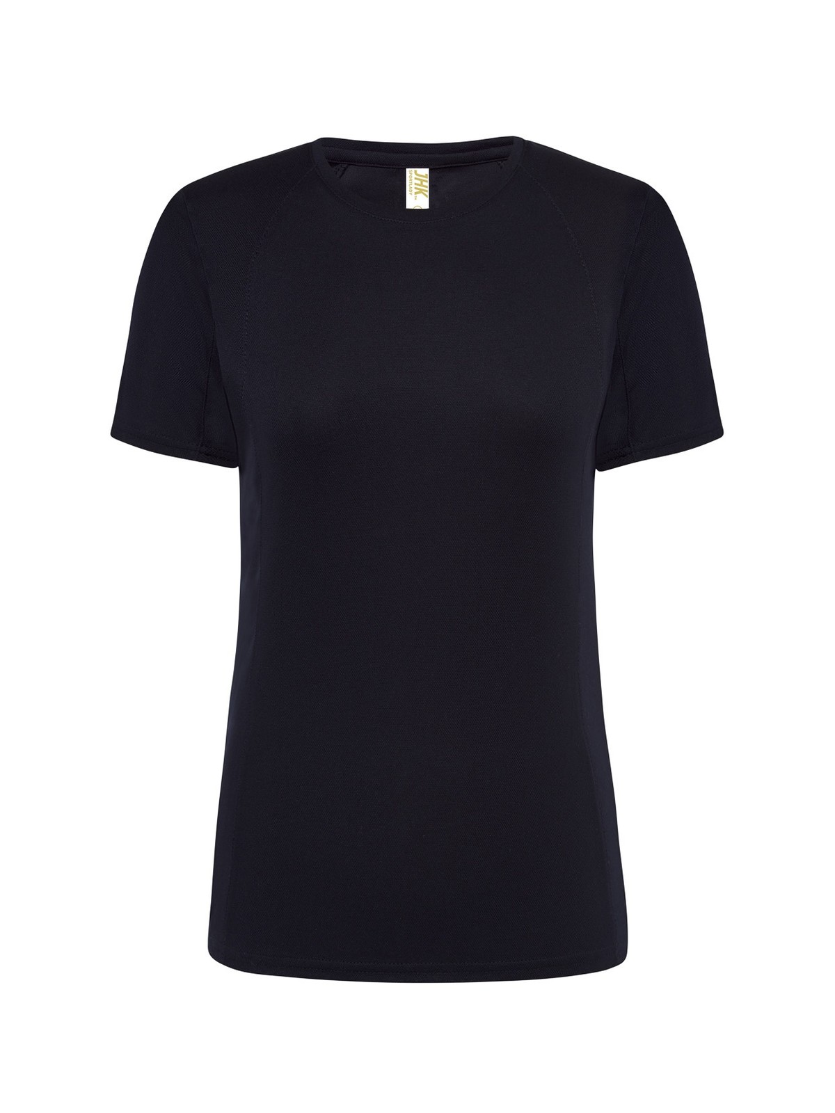 Personalisiertes Funktionsshirt Damen 12 Camiseta técnica personalizada para mujer azul marino — prenda vista delantera