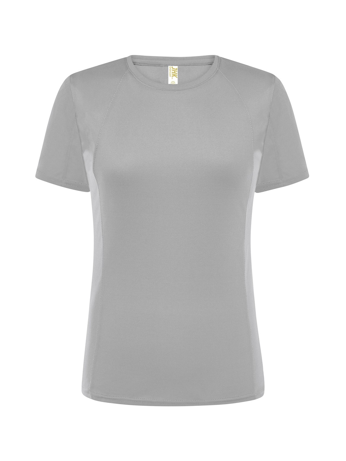 Personalisiertes Funktionsshirt Damen 27 Camiseta técnica personalizada para mujer plata — prenda vista delantera
